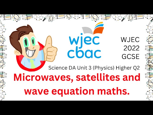Exam question walk through includes; wave equations, wave fronts, satellite communication and maths.