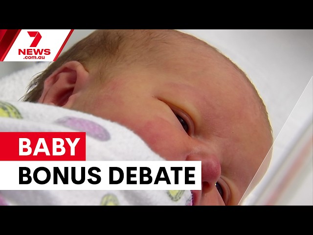 Baby bonus ruled out as birth rate declines | 7NEWS