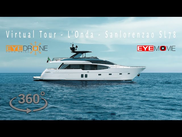 Virtual Tour 360° Luxury Yacht Sanlorenzo SL78