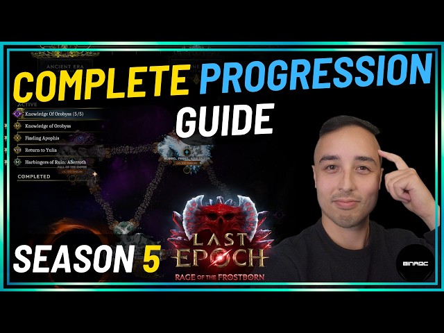 Returning to Last Epoch? How to ACTUALLY Progress - Fresh Character to Endgame | Last Epoch Season 5