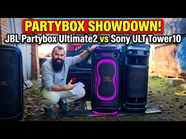 JBL PartyBox Ultimate 2 vs Sony ULT Tower 10: You Won't Believe The Results!