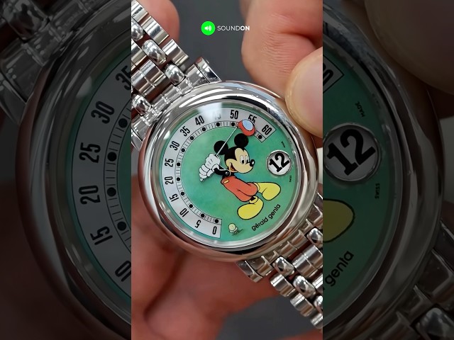 Mickey Mouse & Donald Duck Are Playing Golf… On a Watch?! ⛳️⌚️ #Shorts #GeraldGenta #MickeyMouse