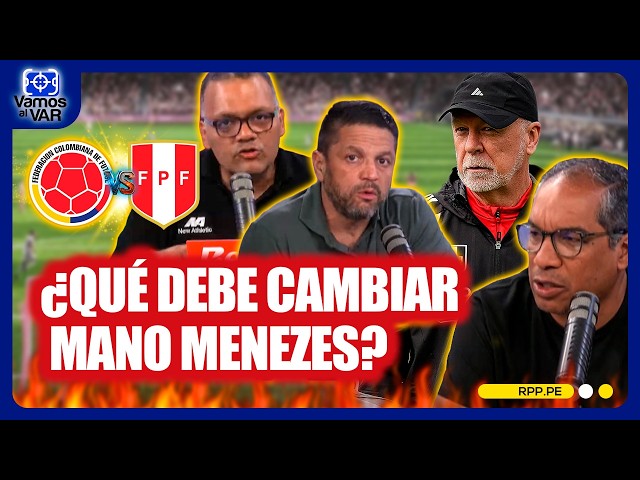PERU VS. COLOMBIA: WHAT DOES THE NATIONAL TEAM NEED TO REACT? | Vamos al VAR