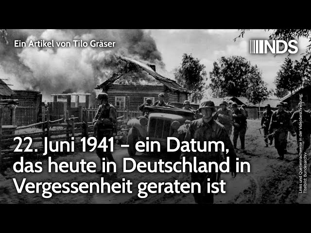 June 22, 1941 – A date forgotten in Germany today | Tilo Gräser | NDS