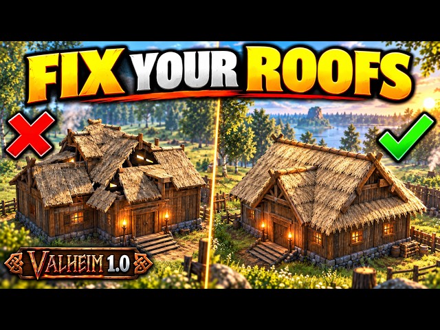 Why Your Valheim Roofs Look BAD (And How to Fix Them)