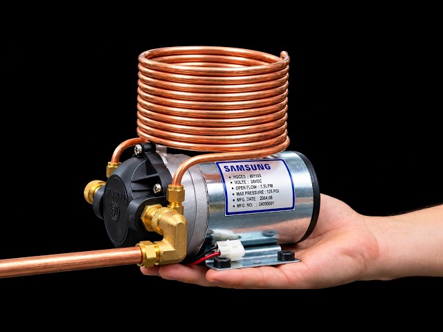 Never throw away an old motor! Just add a copper pipe and you’ll get FREE endless energy at home! 😱