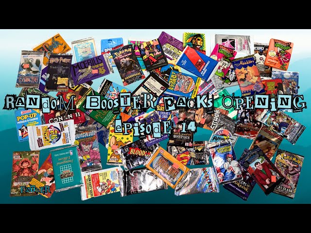 5 Random Booster Packs Opening #14