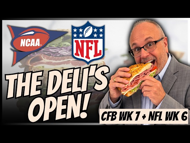 CFB Week 7 + NFL Week 6 Picks & Predictions | Marco’s Deli