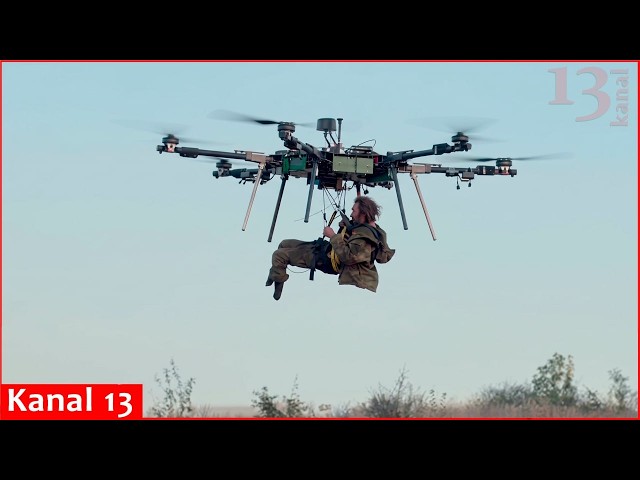 Ukraine makes battlefield history with first-ever drone evacuation of wounded soldier