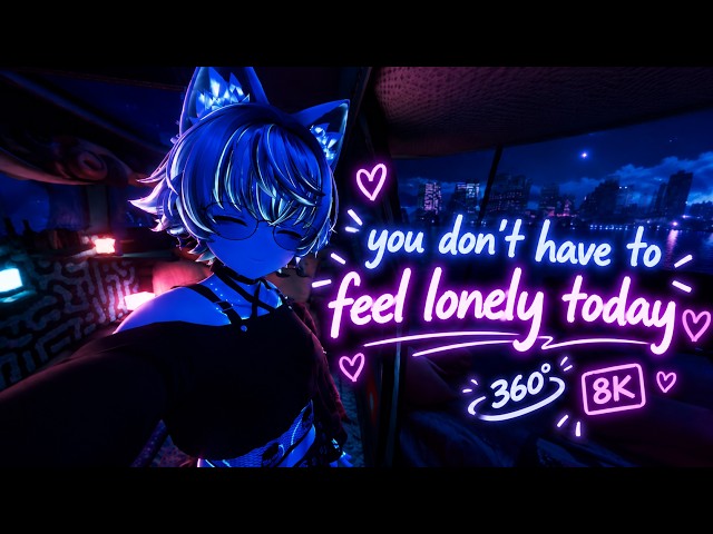 360° Sleep ASMR: dreamy & rainy late night drive together ❤️