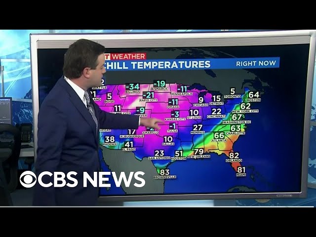 National weather forecast includes ice, sleet and snow