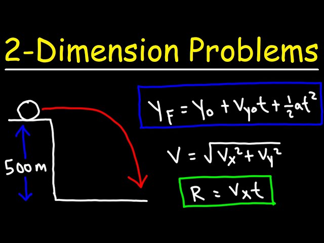 Two Dimensional Motion Problems - Physics
