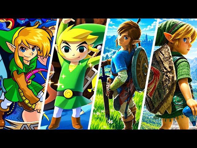 Evolution of Zelda Games (1986-2026)
