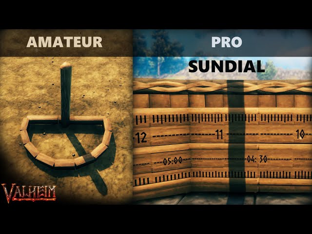 Three Levels of Sundial 🕗 Valheim Time Keeping