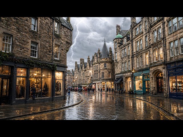 Edinburgh, Scotland - Playground of the Kings - Walking Tour 4K HDR 60fps