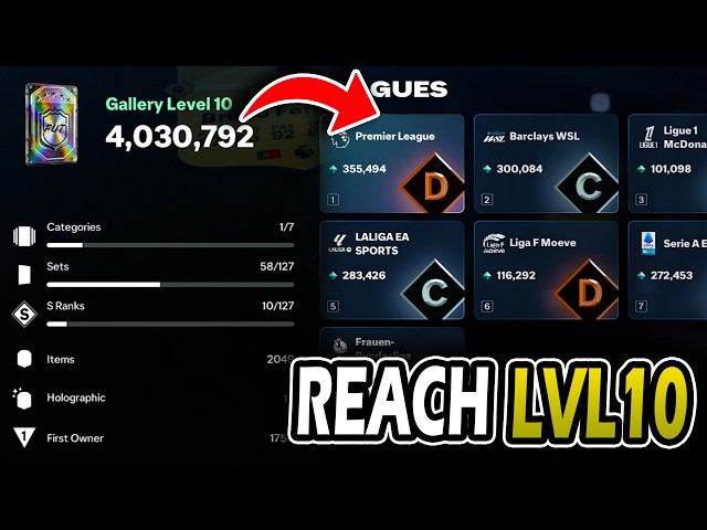 How to reach Level 10 in Gallery on FC 27 Ultimate Team