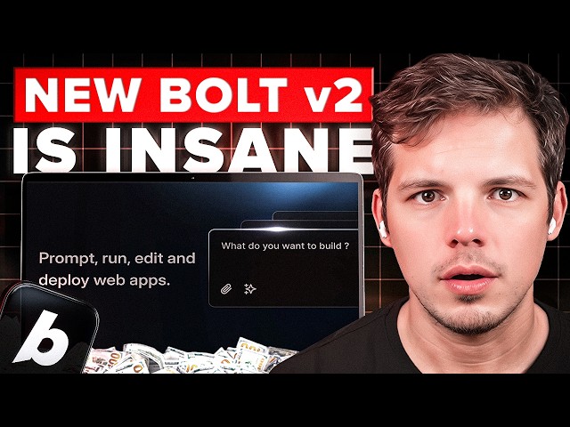 I Built a Money-Making App in 1 Hour With AI (Bolt v2 Review)