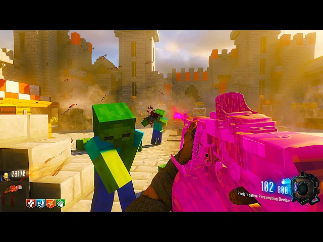 COD Black Ops III Zombies:  Medieval Survival  Full Gameplay (No Commentary - 4K 60FPS)
