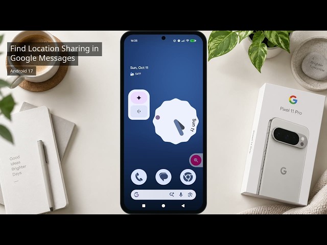 How to Find Location Sharing in Google Messages on Pixel 11 Pro with Android 17