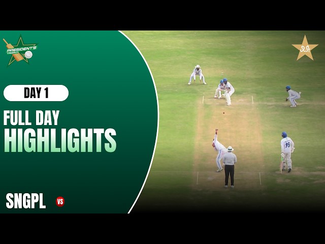 Full Day Highlights | Day 1 | SNGPL v MIT Solutions | President's Trophy Grade-I | MZK1H