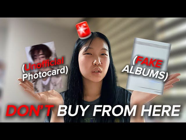 Exposing stores that sell FAKE KPOP MERCH (they’re scamming us)