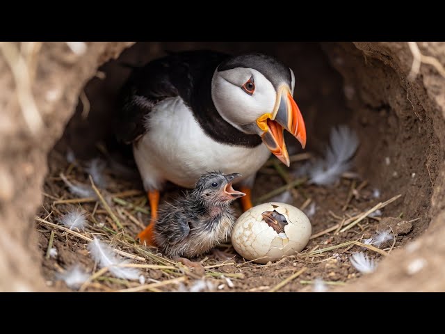[4K] 45 Days: Atlantic Puffin From Egg to Survivor