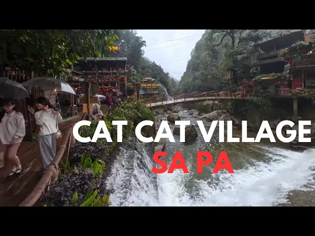 Vietnam 360° – Cat Cat Village Tour Walk | 4K HD 2025