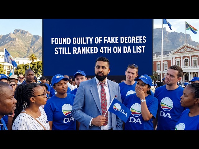 Councillor Found Guilty of Faking Degrees Promoted By The DA