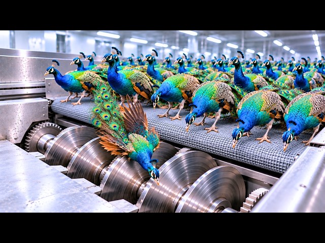 Inside The Factory Turning Millions Of Exotic Peacock Feathers Into Luxury Hand Fans | Full Process