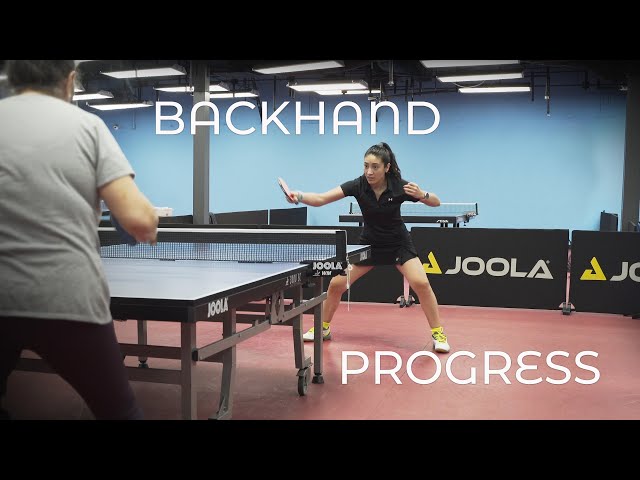Backhand progress #tabletennis #pingpong