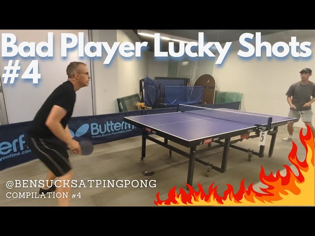 Top Shots Compilation # 4! Lucky Shots, Crazy Nets, & Epic Game Enders! 🏓🔥