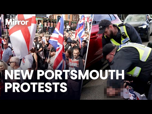 76-year-old man arrested at new anti-immigration protest in Portsmouth