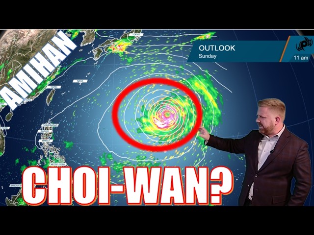 The next storm is developing near Guam & Amihan turning on in the Philippines