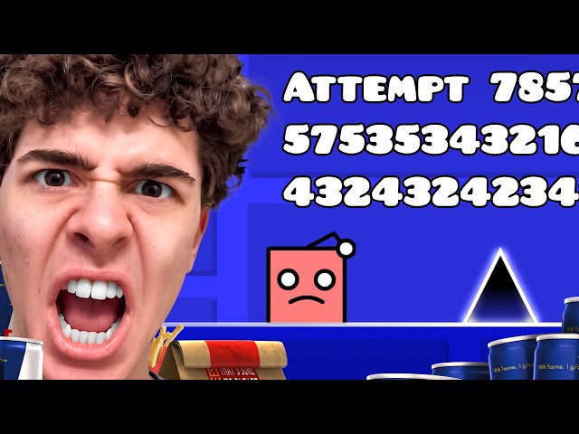 I Streamed Until I Beat Geometry Dash