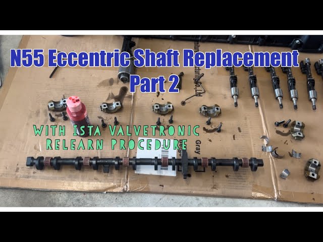 N55 Eccentric Shaft Replacement part 2 with Ista Valvetronic Relearn Procedure