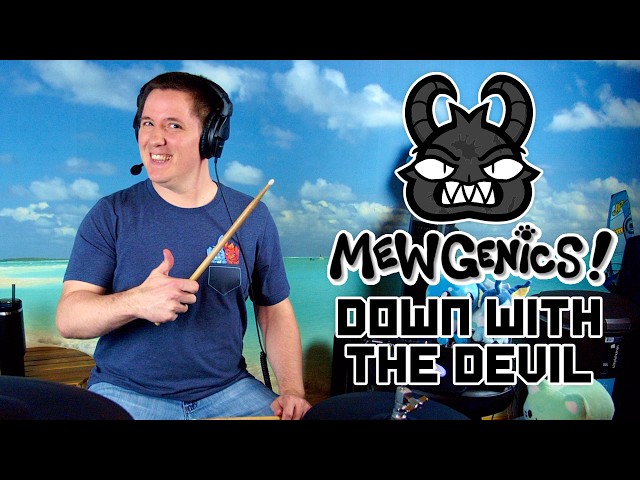 Down With The Devil - Mewgenics On Drums!