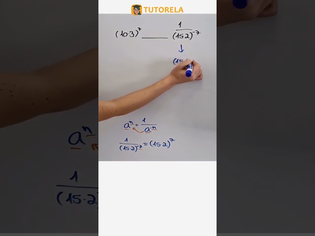 Comparing Powers and Reciprocals: (10×3)^7 vs. (15×2)^-7 #Math #ExponentsRules #PowerOfAProduct