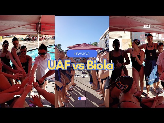 UAF vs Biola swim vlog #26