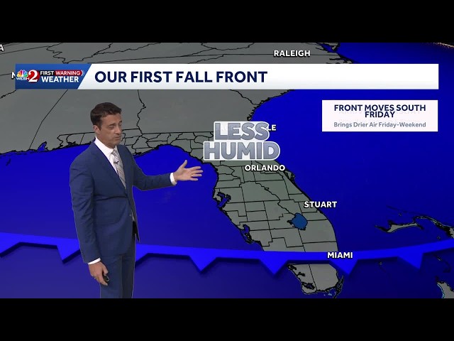 Fall weather on the way this weekend! 9.22.2026
