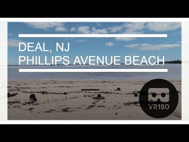 Phillips Avenue Beach | Deal, NJ | 5.7K VR 180 3D Footage