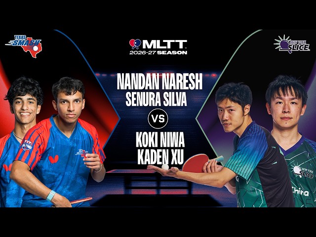 MATCH HIGHLIGHTS: Nandan Naresh / Senura Silva vs Koki Niwa / Kaden Xu|MLTTWeek 3(Pleasantville, NY)