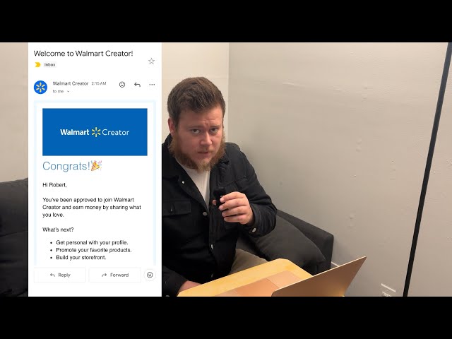 I just got accepted to the Walmart Creator Program!