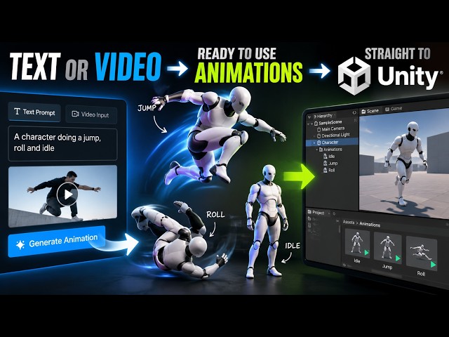 You Can Make Unity Animations With ONE Prompt Now