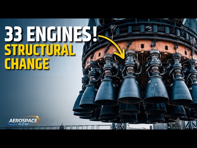 How 33 Raptor Engines Reshape Super Heavy’s Entire Structural Design #SpaceX #Starship #SuperHeavy