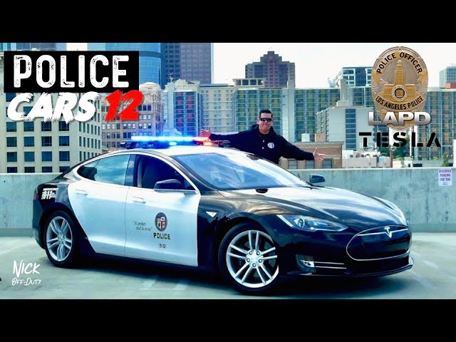 POLICE CARS : LAPD TESLA  w/Ofc Rob
