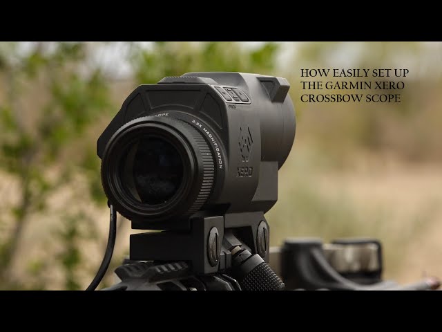 Setting Up The Garmin  Xero X1i Crossbow Scope