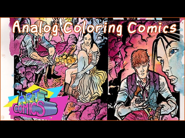 Coloring Comics with watercolor | Art of Comics Epi 56