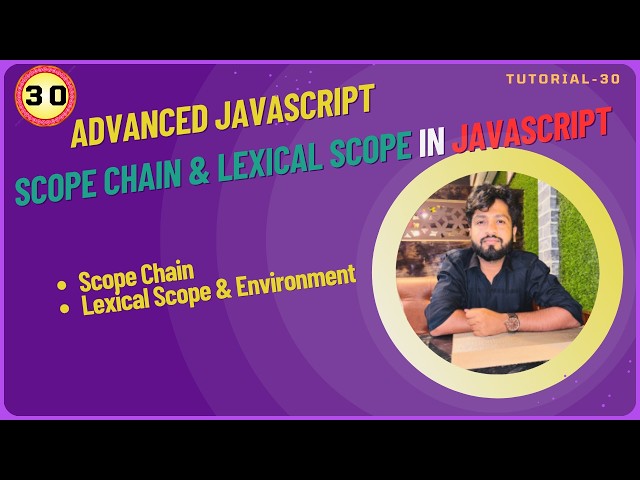 JavaScript Scope Chain & Lexical Environment Explained | Lexical Scope & Scope Chain