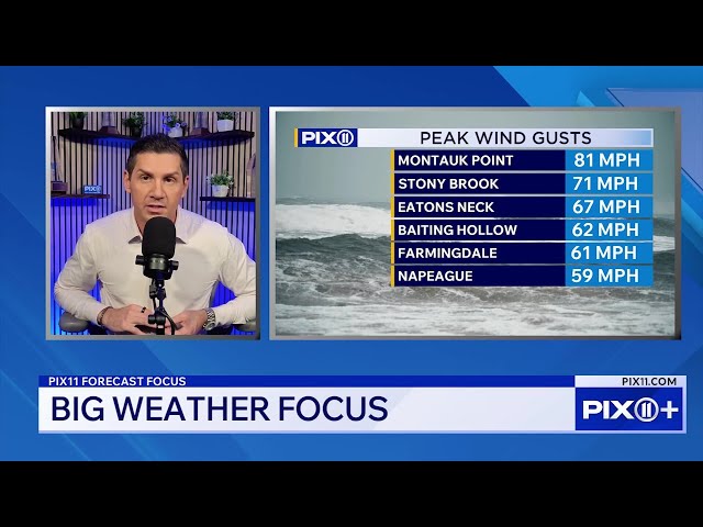 Nor'easter is Finally Ending, but the Damage is Done Across Tri-State Area | PIX11 Forecast Focus