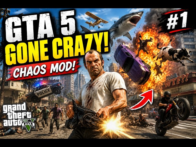 GTA V Chaos Mod #1 | Random Apocalypse Unleashed! 🔥 | Hindi Gameplay | APEX TRIGGER